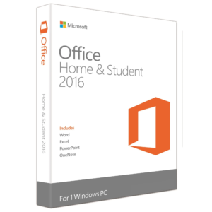 MICROSOFT OFFICE HOME & STUDENT 2016 FOR WINDOW LIFE TIME LICENSE